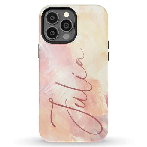 Acrylic Paint Custom Signature Personalized Name iPhone Case