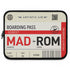 Personalized Boarding Pass Laptop Sleeve