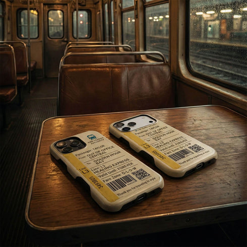 Personalized Urban Metro Ticket iPhone Case