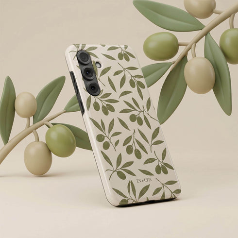 Personalized Olive Branch Galaxy Case