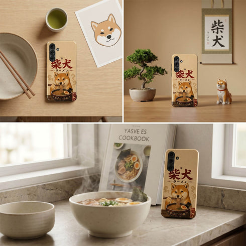 Personalized Shiba Inu Ramen Galaxy Case