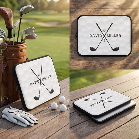 Personalized Golf Laptop Sleeve