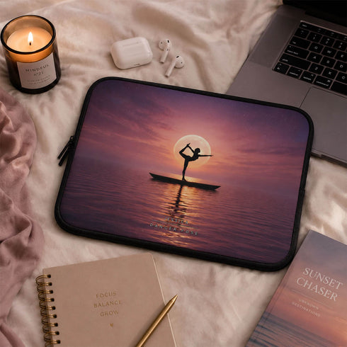 Personalized Celestial Yoga Laptop Sleeve