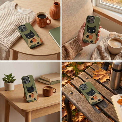 Personalized Judgy Cat iPhone Case