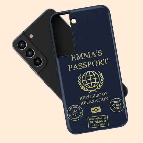 Personalized Classic Passport Cover Galaxy Case