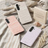 Personalized Coastal Stripes Galaxy Case