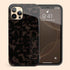 Custom Name Dark Tortoiseshell iPhone Case - Vertical