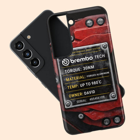Personalized Racing Brake Caliper Galaxy Case