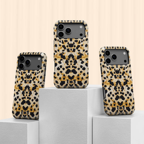 Personalized Luxe Inked Leopard iPhone Case