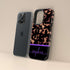 Custom Name Dark Tortoiseshell iPhone Case