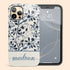 Custom Name Blue Bird & Flower iPhone Case