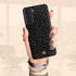 Custom QR Code Dark Leopard Galaxy Case