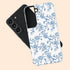 Custom Initials French Toile De Jouy Galaxy Case V1