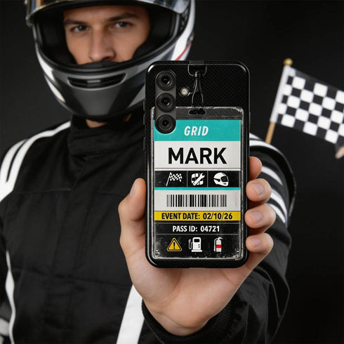 Personalized Racing Pass Galaxy Case