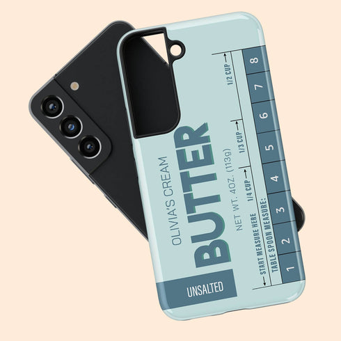 Custom Name Butter Cream Galaxy Case