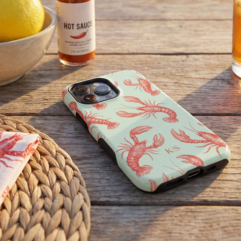 Personalized Lucky Lobsters iPhone Case