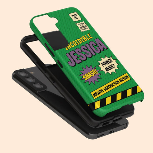 Personalized Retro Comic Book Galaxy Case