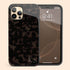 Custom Initials Dark Tortoiseshell iPhone Case - Edge
