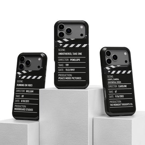 Personalized Movie Directors Clapperboard iPhone Case