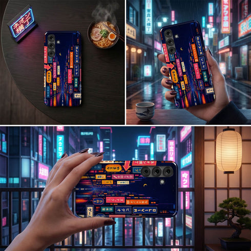 Personalized Midnight Tokyo Galaxy Case