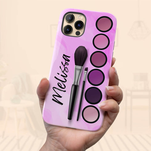 Personalized Glamorous Makeup Kit iPhone Case