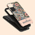Custom Name Botanical Wildflowers Meadows Galaxy Case