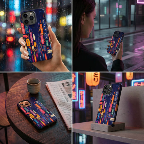 Personalized Midnight Tokyo iPhone Case