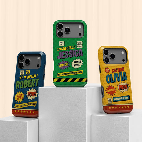 Personalized Retro Comic Book iPhone Case