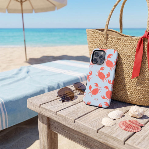 Personalized Dancing Crabs iPhone Case