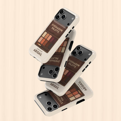 Personalized Glamour Eyeshadow Makeup Palette iPhone Case