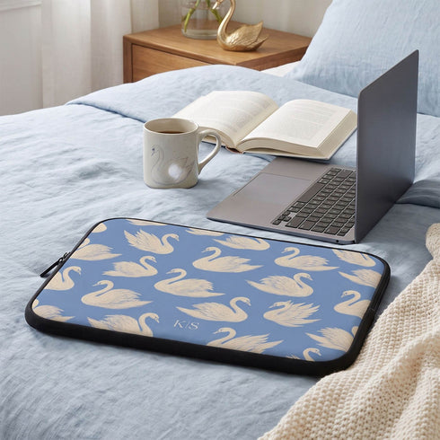 Personalized Swan Lake Laptop Sleeve
