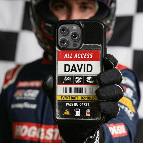 Personalized Racing Pass iPhone Case