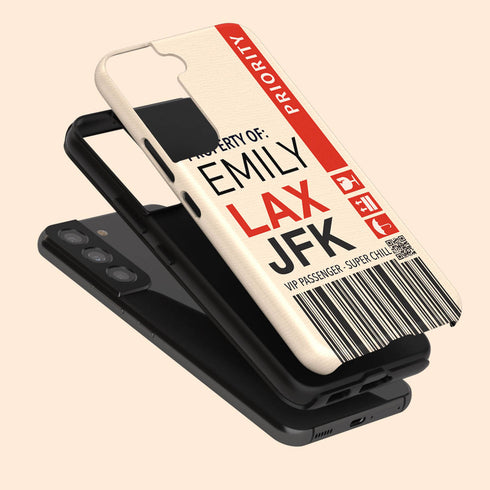 Personalized Travel Luggage Tag Galaxy Case