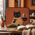 Personalized Zen Cat Laptop Sleeve