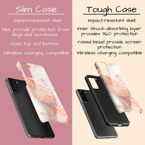 Acrylic Paint Custom Signature Personalized Name Galaxy Case