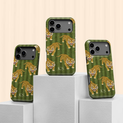 Personalized Bold Imperial Tiger iPhone Case