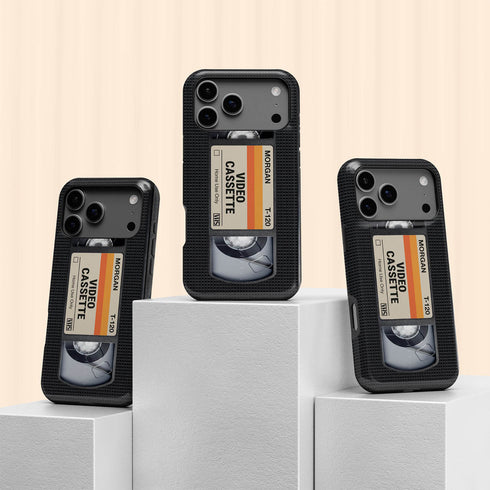 Personalized Retro VHS Video Cassette iPhone Case