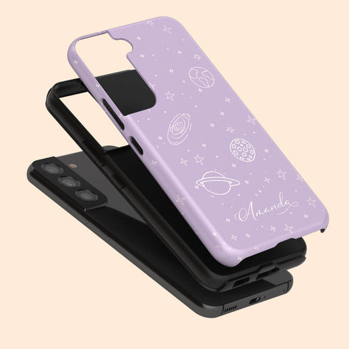 Personalized Pastel Universe Colors Galaxy Case