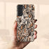Custom Monogram Initials Snakeskin Galaxy Case