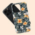 Custom Initials Tropical Hibiscus Flowers iPhone Case