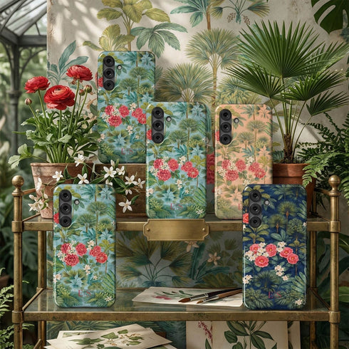 Personalized Paradise Garden Galaxy Case