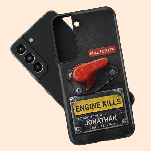 Personalized Racing Kill Switch Galaxy Case