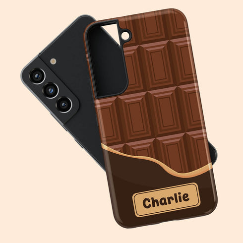 Personalized Sweet Chocolate Snack Bar Galaxy Case