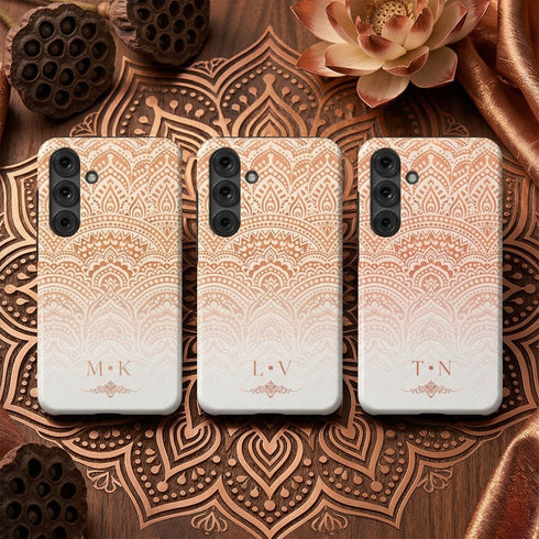 Custom Lotus Mandala Galaxy Case