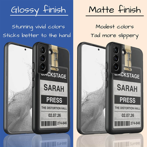 Personalized Music Concert Backstage Pass Galaxy Case