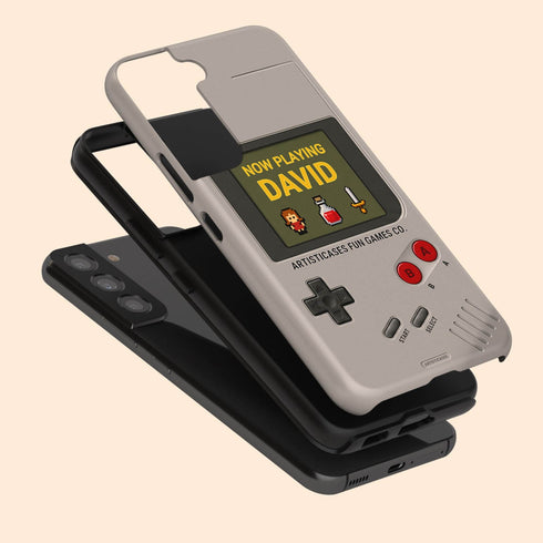 Personalized Pixel Retro Handheld Game Console Galaxy Case