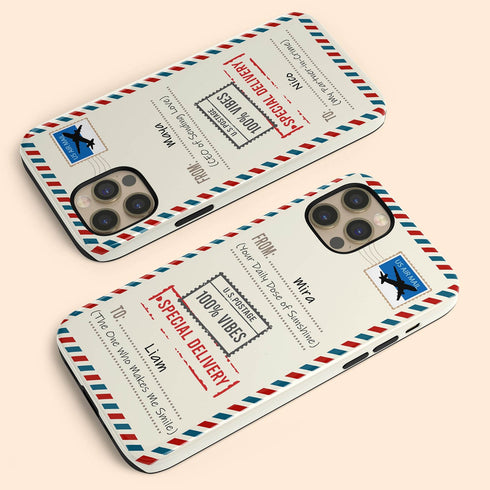 Personalized Classic Mailing Envelope iPhone Case