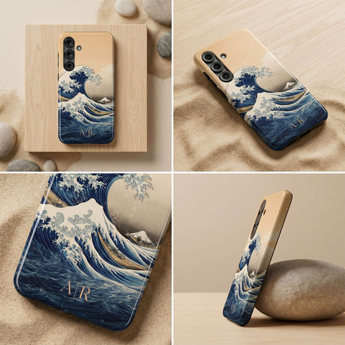 Custom The Great Wave off Kanagawa Galaxy Case