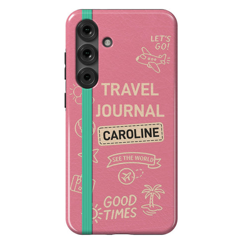 Personalized Classic Travel Journal Galaxy Case