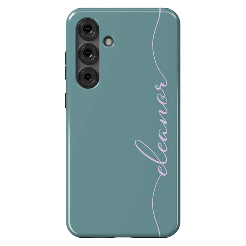 Custom Name Fresh Calligraphy Galaxy Case - Vertical